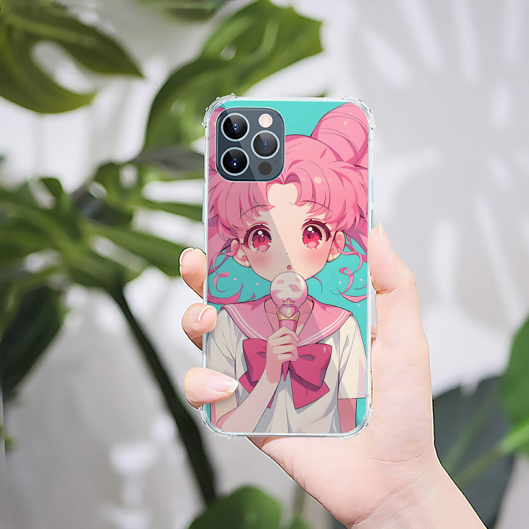（画像用） 美少女戦士セーラームーン Sailor Moon 【iPhone 12シリーズ対応】透明スマホケース（クリアソフトケース）